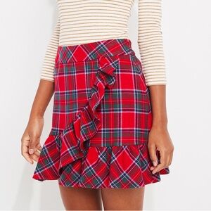 NWT Vineyard Vines Nantucket Tartan Red Velvet Dress Size 18